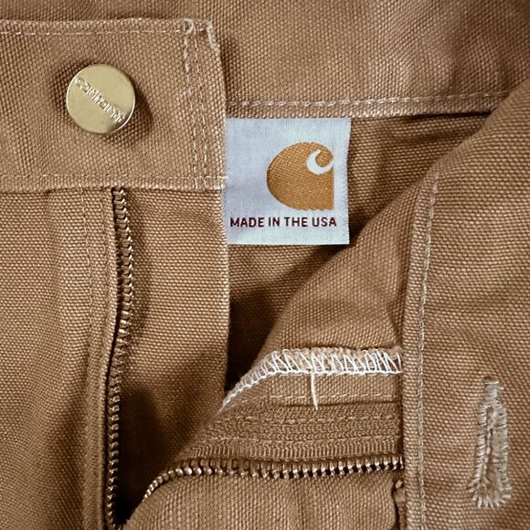 Vintage Carhartt B01-BRN Double Knee Pants 40x30 Made in USA Union Made Workwear - Picture 7 of 11